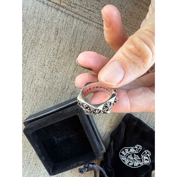 Chrome Hearts PENTAGON CH Ring Size 8 - Picture 3 of 4